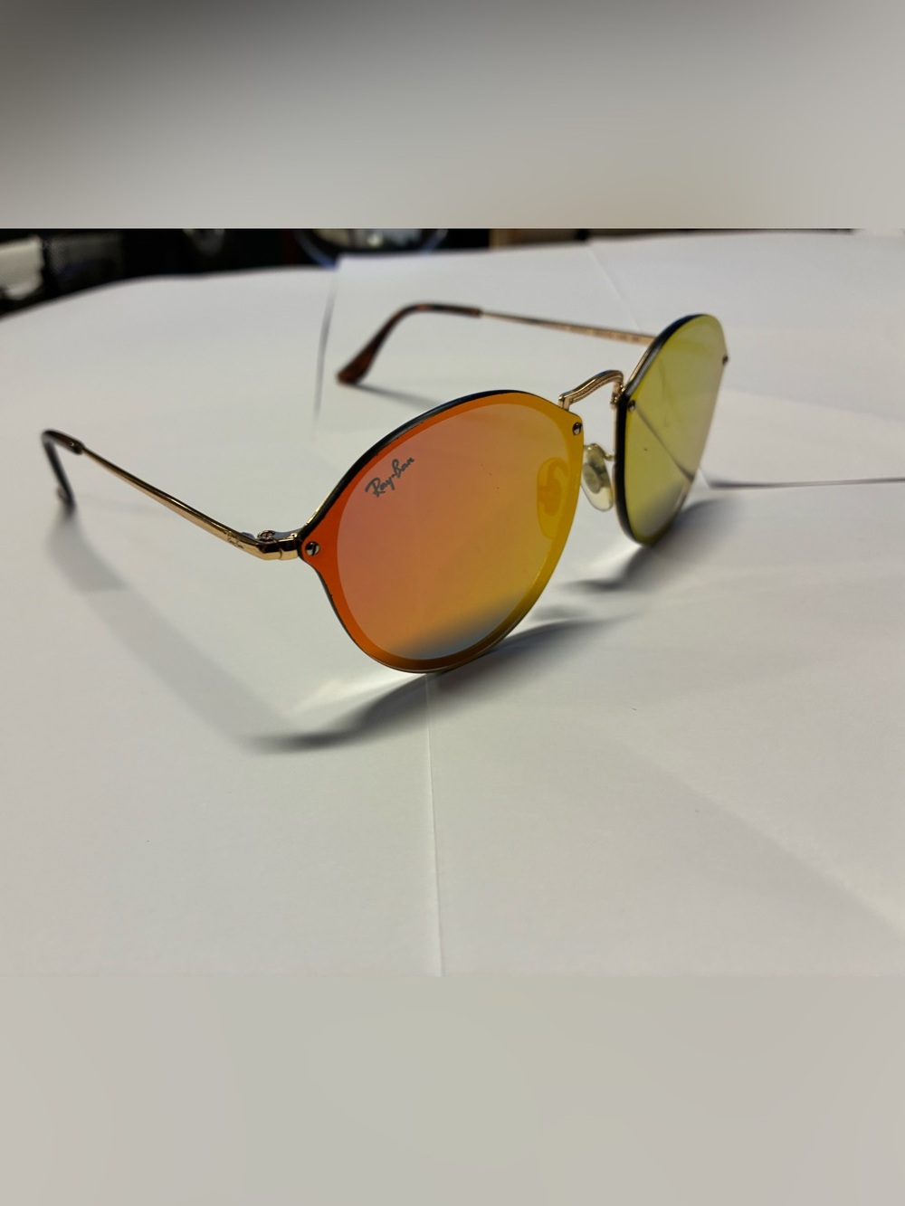 Ray-Ban Round Sunglasses - Orange and Yellow Lenses